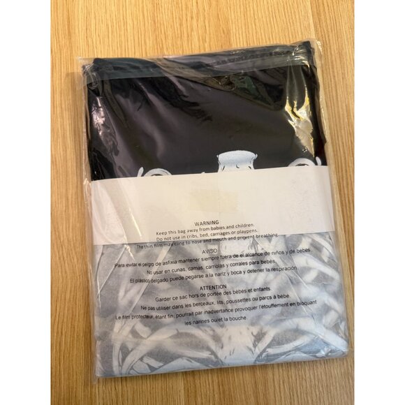 Halloween Skeleton T Shirt Size XXL Black White Ribcage Graphic Tee Costume - Picture 3 of 7